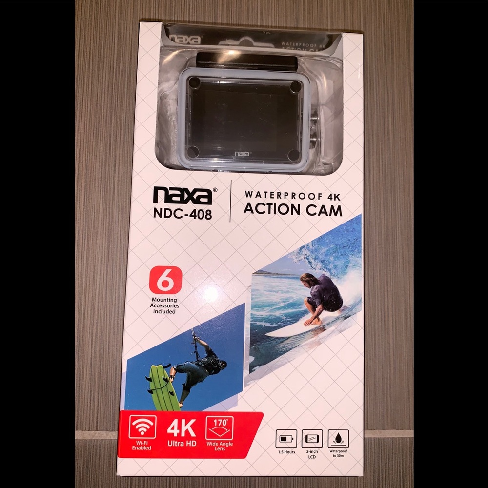 Naxa waterproof 4K action camera NDC-408
